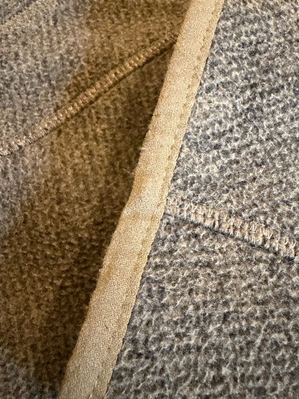Athleta Olive and Yellow Zip-Front Fleece Jacket - Picture 7 of 10
